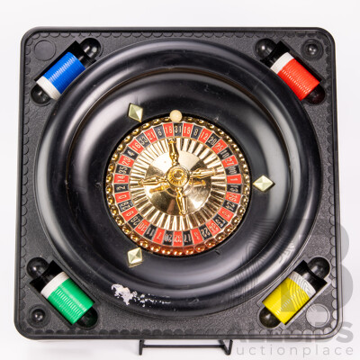 Modern Plastic Roulette Wheel with Chips and Ball Modern Plastic Roulette Wheel with Chips and Ball