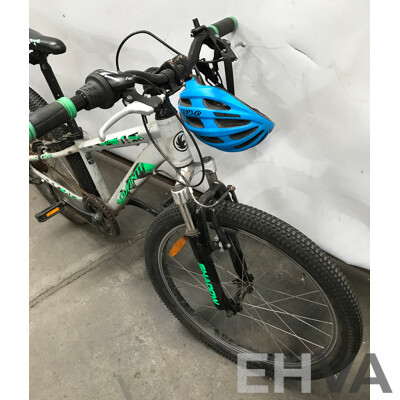 Avanti Shadow 7 Speed Kids' Mountain Bike with Helmet