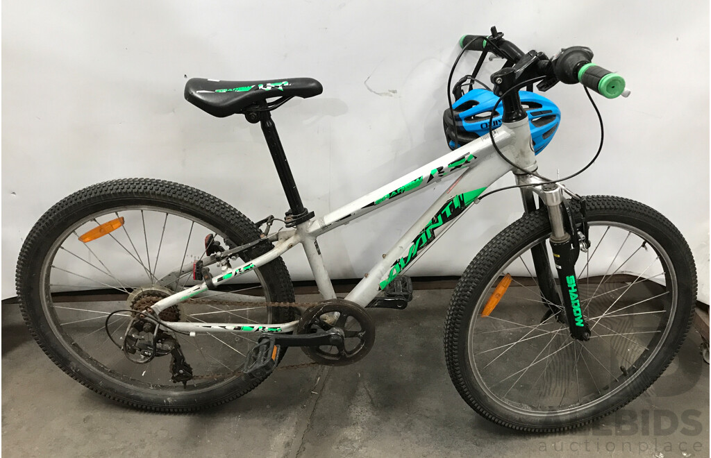 Avanti Shadow 7 Speed Kids' Mountain Bike with Helmet