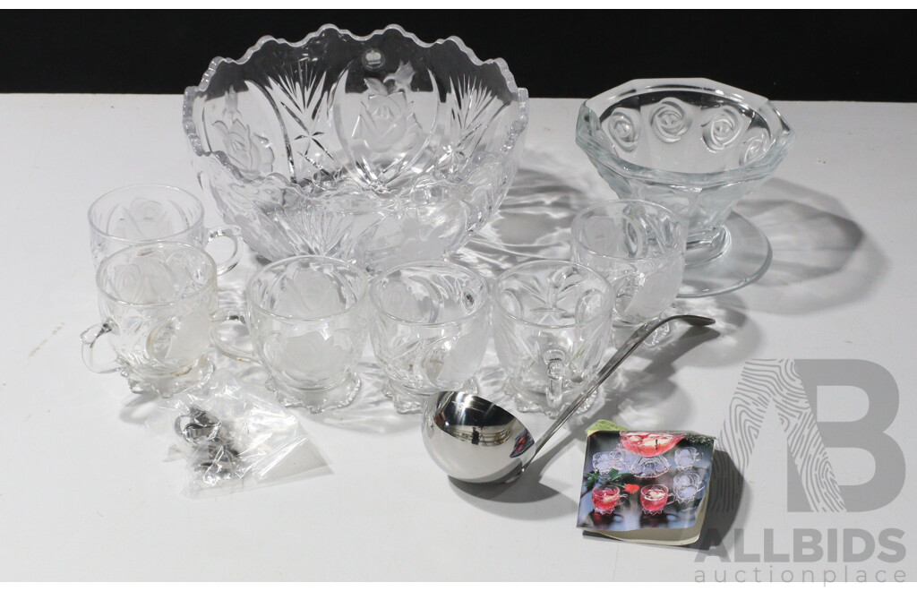 Boxed Vintage Punch Set for Six