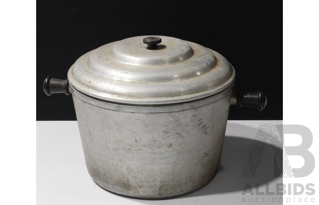 Vintage Lidded Cook Pot by Castalloy, South Australia