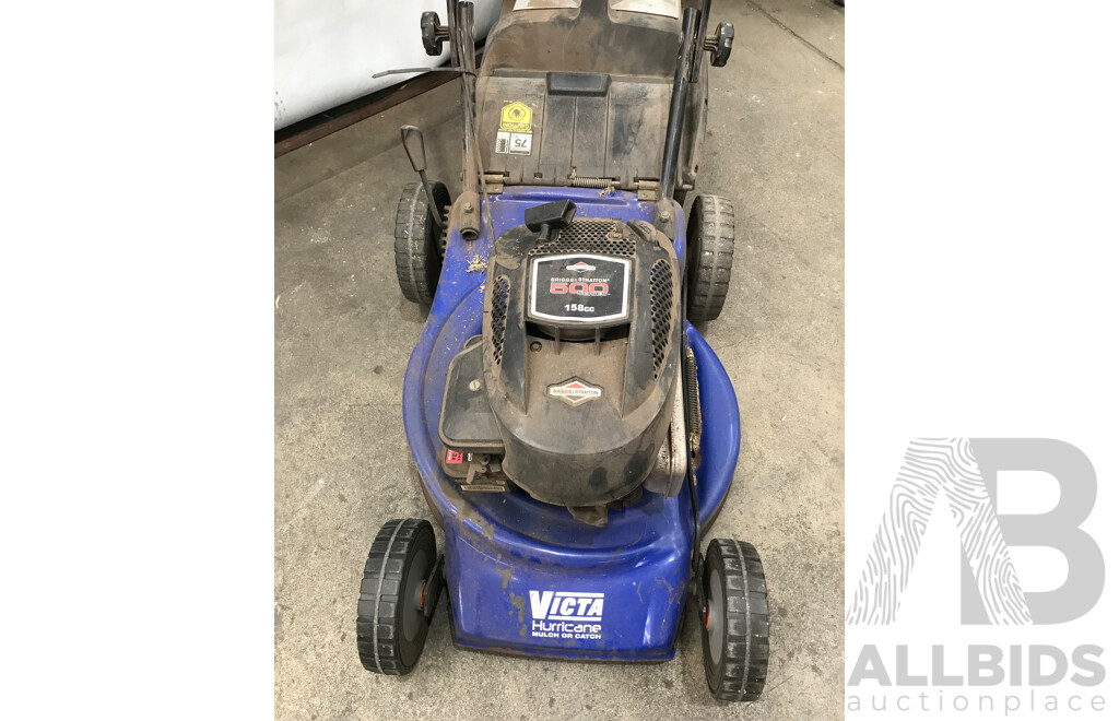 Victa Hurricane Mulch on Catch Lawn Mower