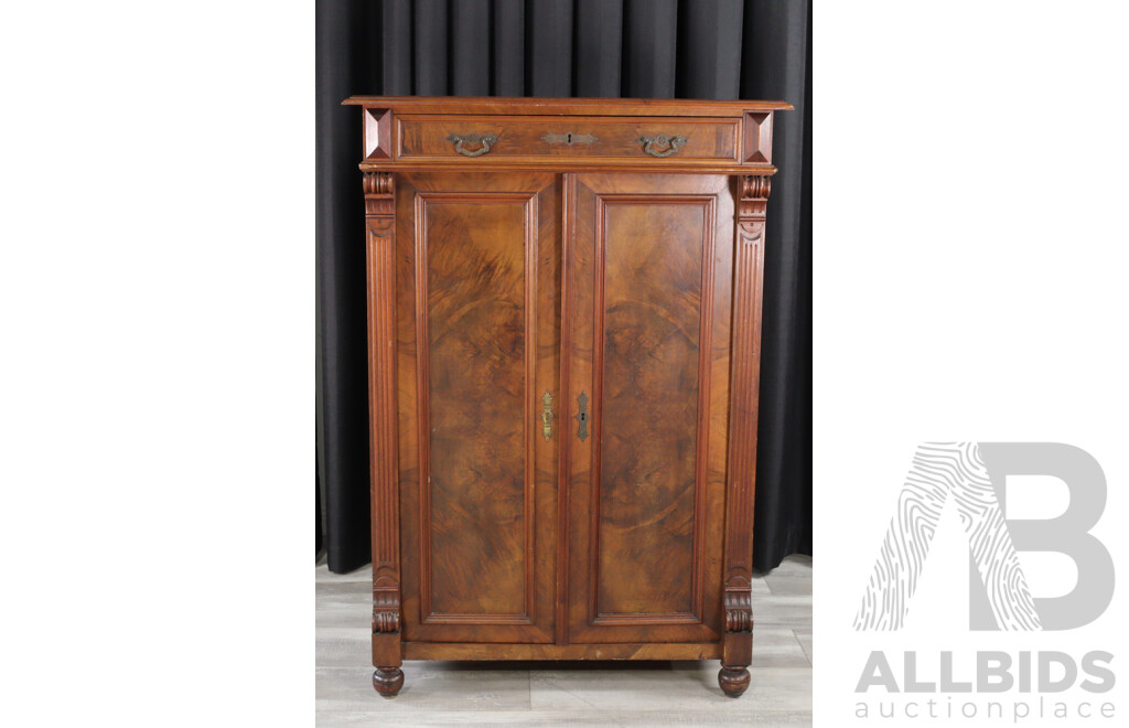 Late Edwardian Two Door Cupboard