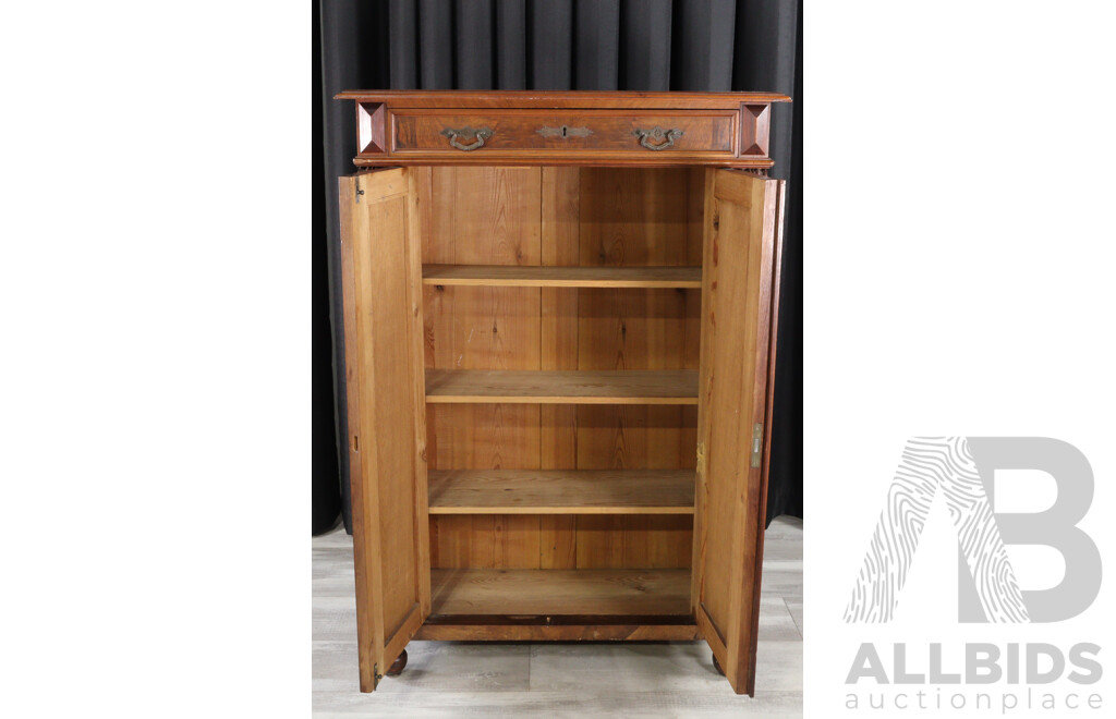 Late Edwardian Two Door Cupboard