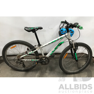 Avanti Shadow 7 Speed Kids' Mountain Bike with Helmet