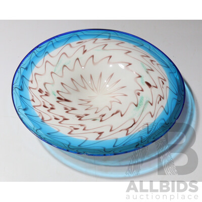 Large Art Glass Platter