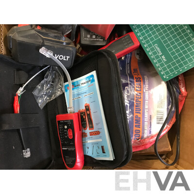 Assorted Power Tools Including Planer, Loading Screwdriver, Drill, and More