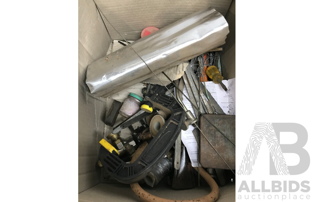 Telwin Futura Welder, Work Light, Smoldering Torch, and Assorted Tools and Bits