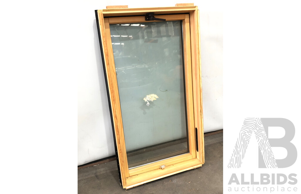 Hinged Window with Aluminium and Timber Frame