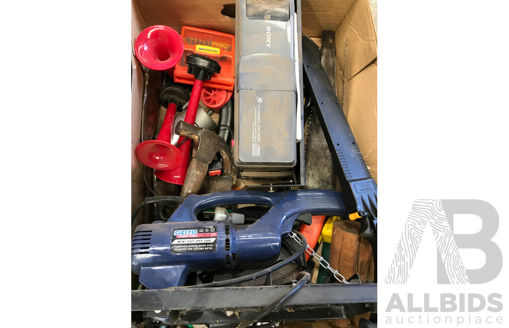 Bulk Lot of Assorted Tools and Equipment Including Power Tools