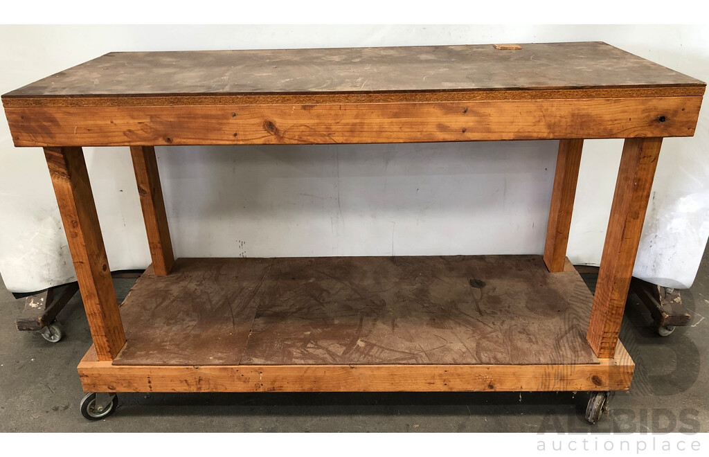 Custom Built Mobile Workbench