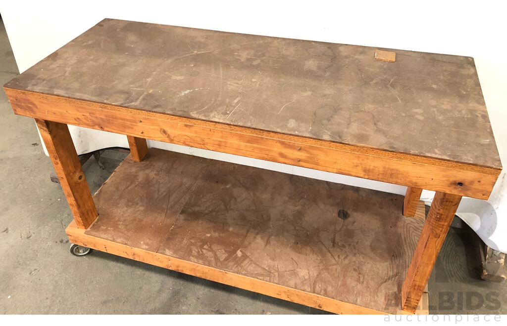 Custom Built Mobile Workbench