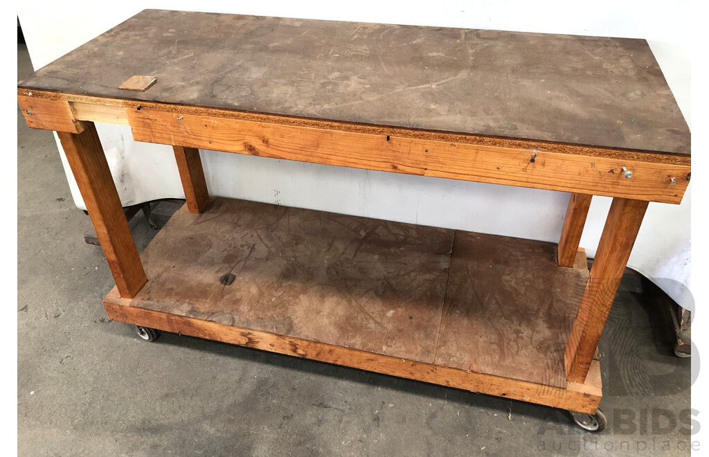 Custom Built Mobile Workbench
