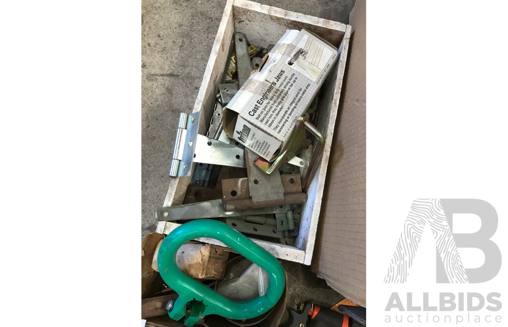 Bulk Lot of Assorted Tools and Bits Including Lighting Equipment and More