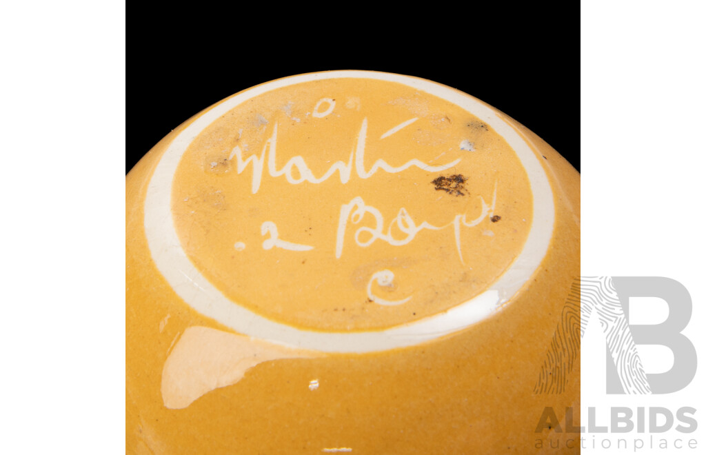 Collection Retro Ceramic Pieces Including Martin Boyd Vase, Wade Dish, Gomoy Humidor and More