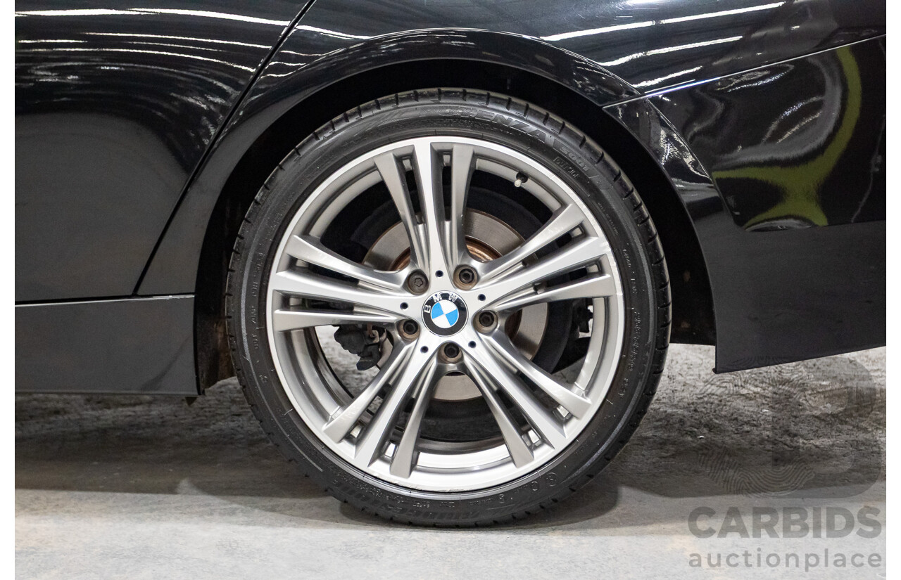 09/2017 BMW 330i Luxury Line F30 LCI 4d Sedan Black Sapphire Metallic Turbo 2.0L