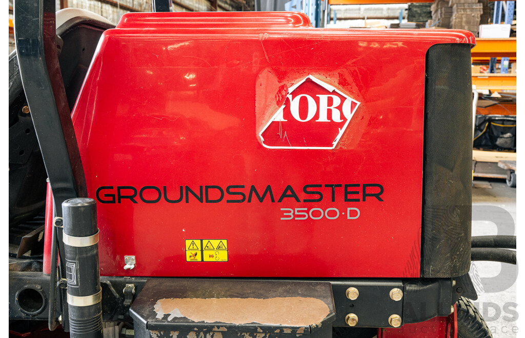 2011, Toro Groundsmaster® 3500-D Zero Turn Ride on Mower