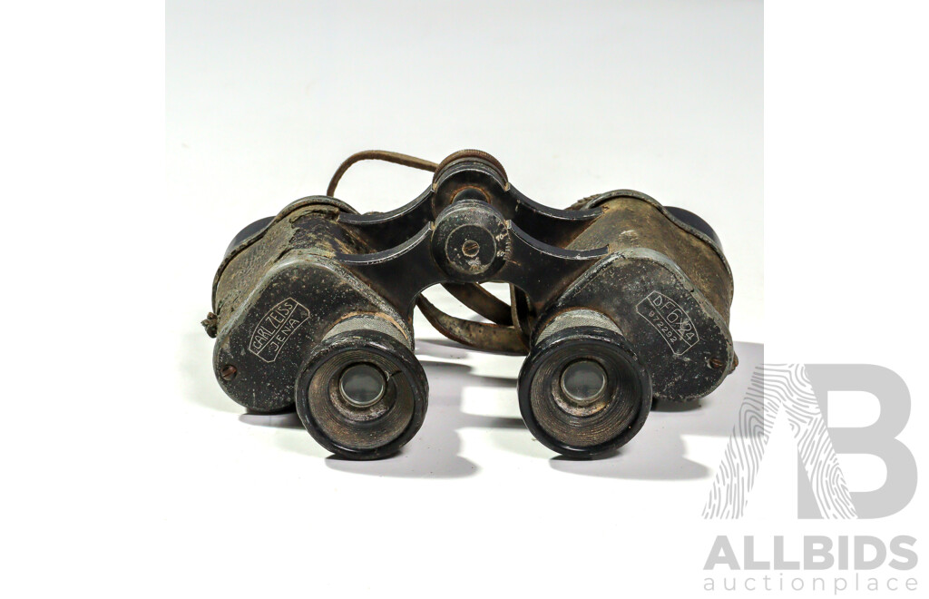Vintage Carl Zeiss Jenna D F 6 X 24 Binoculars