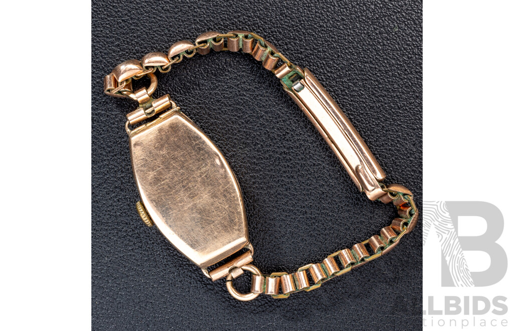 9ct Vintage 15 Jewels Ladies Dress Watch, Hantily 228980, 16.06 Grams