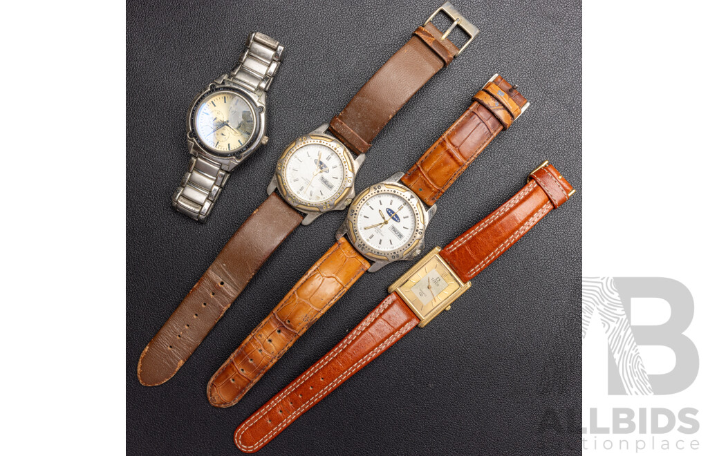 Collection of (4) Dress Watches Including Titus & Swagman