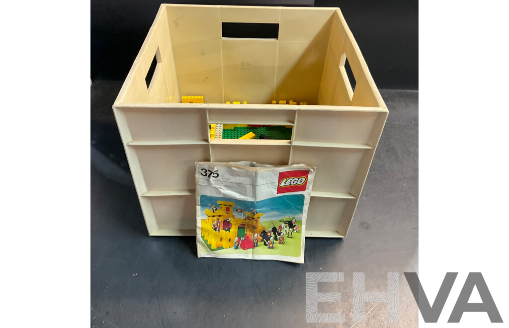 Vintage Lego 375 Yellow Castle