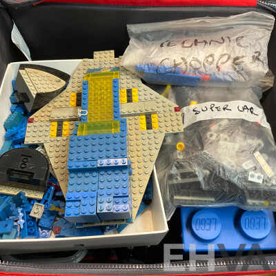 Box of LEGO Pieces Includes Vintage Bits, Jango Fett (8011)
