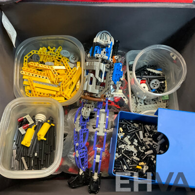 Box of LEGO Pieces Includes Vintage Bits, Jango Fett (8011)