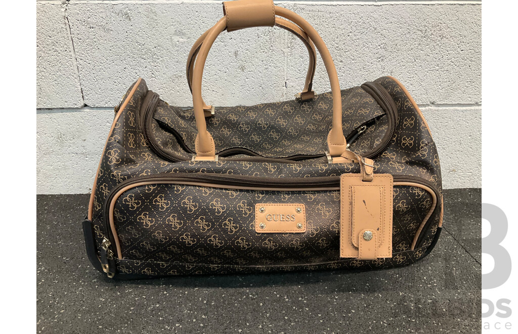 Travel Bag on Wheels Branded GUESS and Backpacks - Lot of 2
