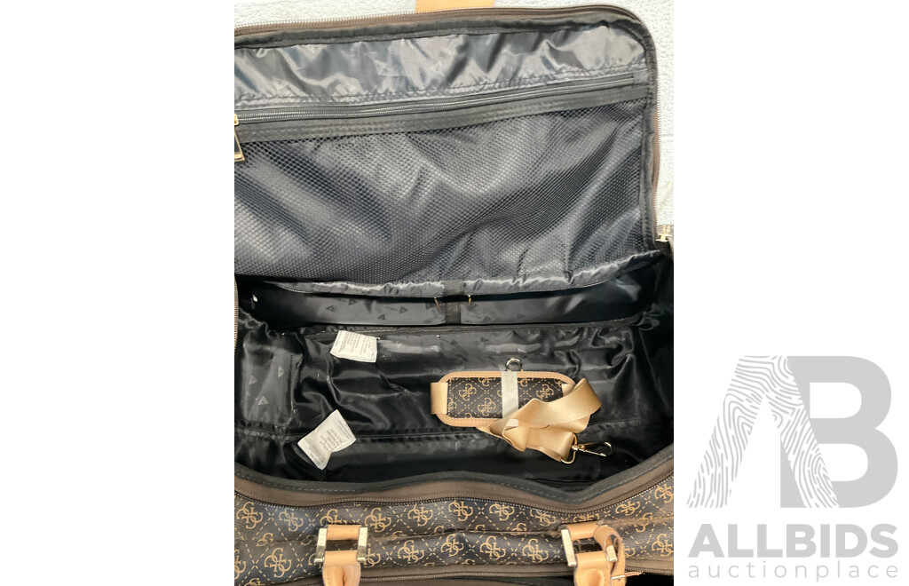 Travel Bag on Wheels Branded GUESS and Backpacks - Lot of 2