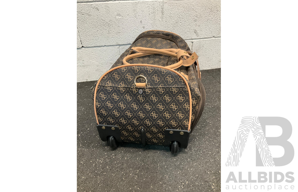 Travel Bag on Wheels Branded GUESS and Backpacks - Lot of 2