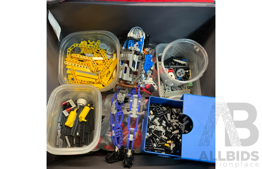 Box of LEGO Pieces Includes Vintage Bits, Jango Fett (8011)