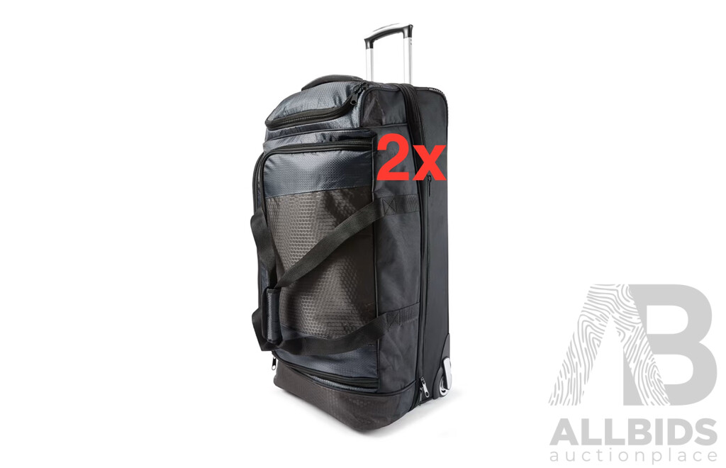 120L Rolling Transit Duffle Bag - Lot of 2