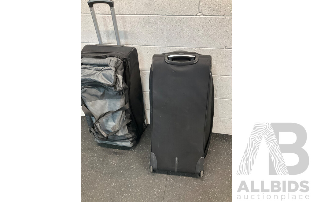 120L Rolling Transit Duffle Bag - Lot of 2