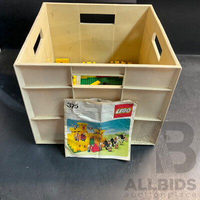 Vintage Lego 375 Yellow Castle