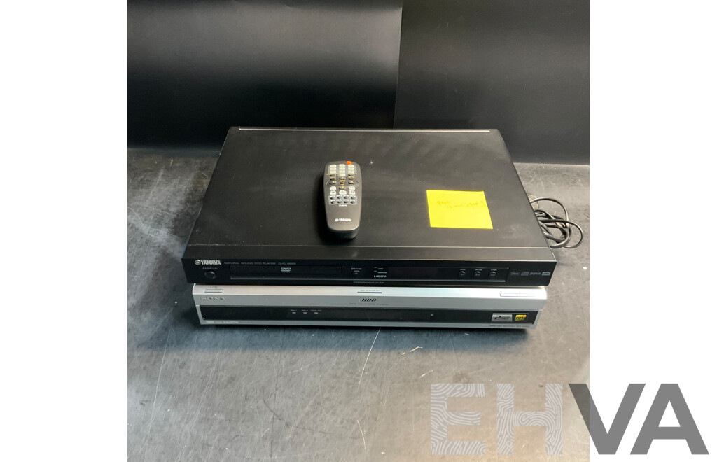 YAMAHA DVD-S659 DVD Player & Sony HD9000 Hard Disk Recorder