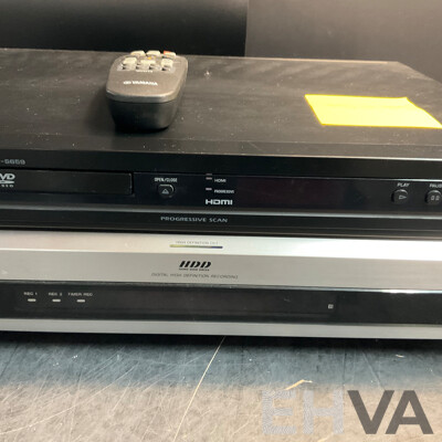 YAMAHA DVD-S659 DVD Player & Sony HD9000 Hard Disk Recorder