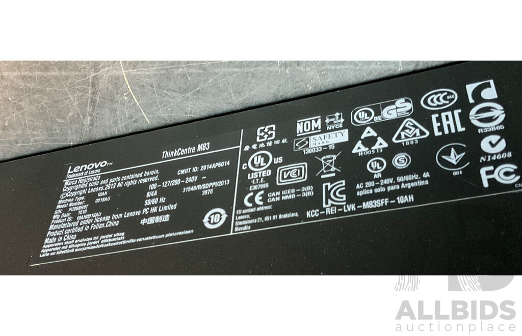 Lenovo ThinkCentre M83 Desktop I5/8GB