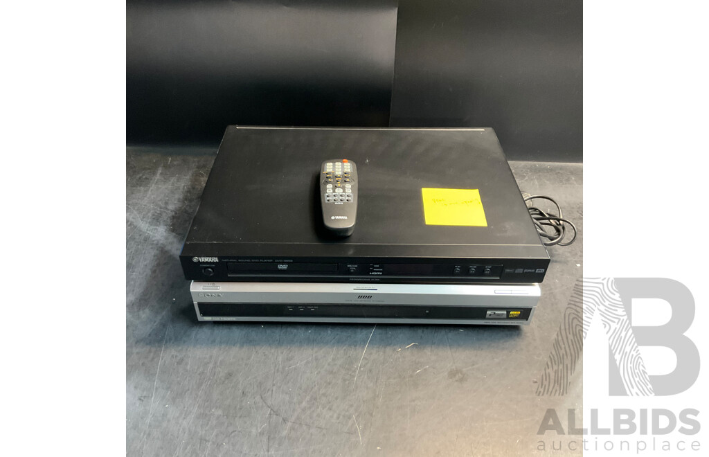YAMAHA DVD-S659 DVD Player & Sony HD9000 Hard Disk Recorder