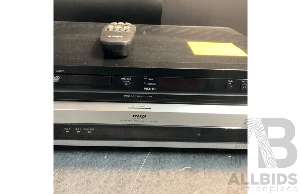 YAMAHA DVD-S659 DVD Player & Sony HD9000 Hard Disk Recorder