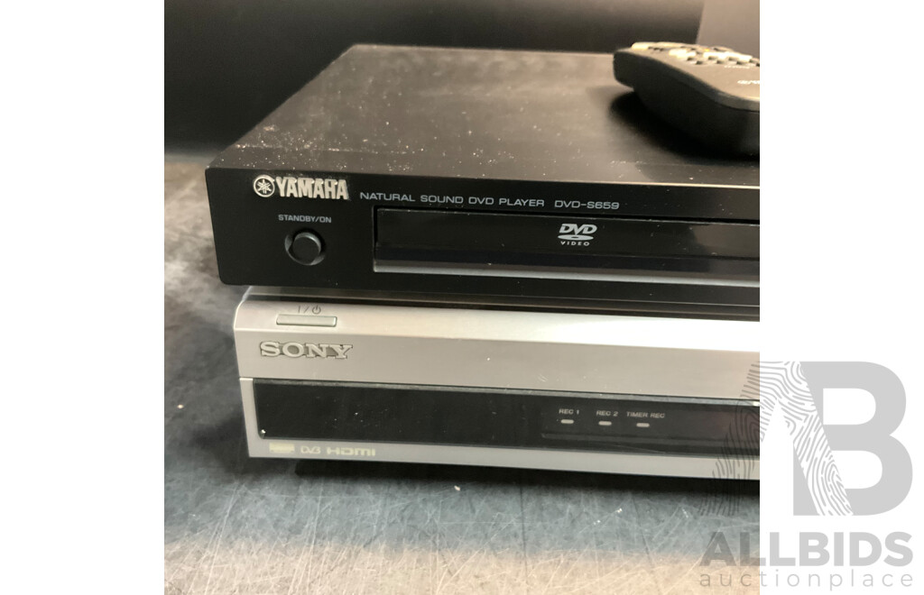 YAMAHA DVD-S659 DVD Player & Sony HD9000 Hard Disk Recorder