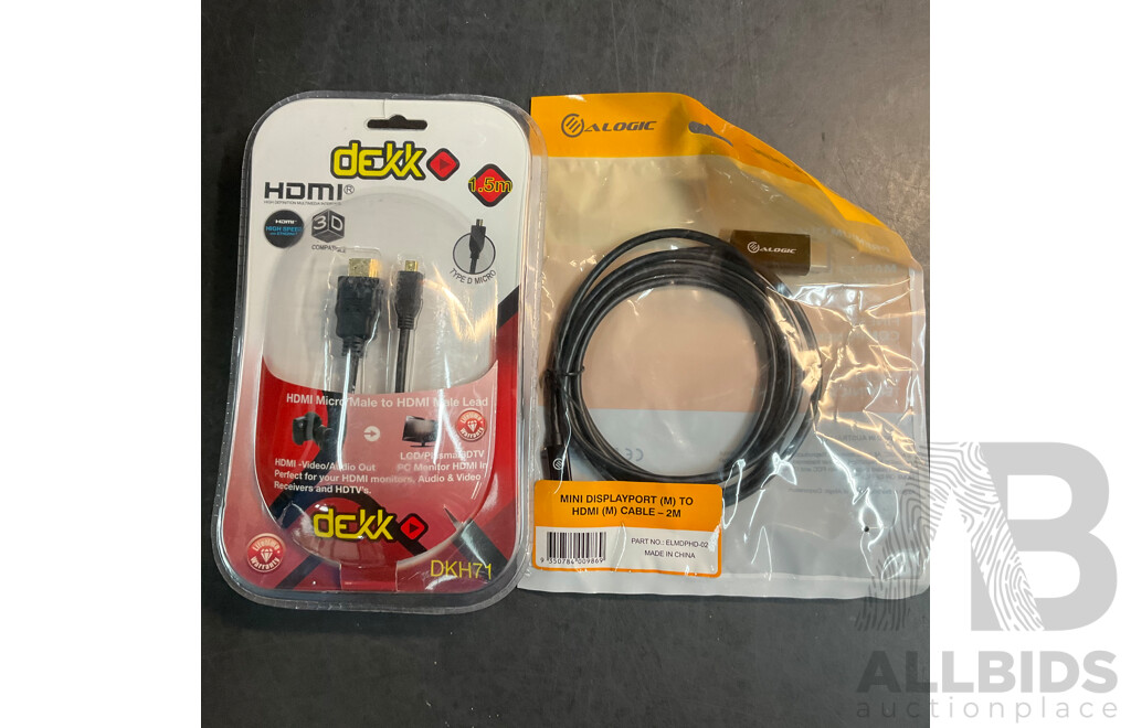 Alogic, Dekk & Assorted Computer Cables