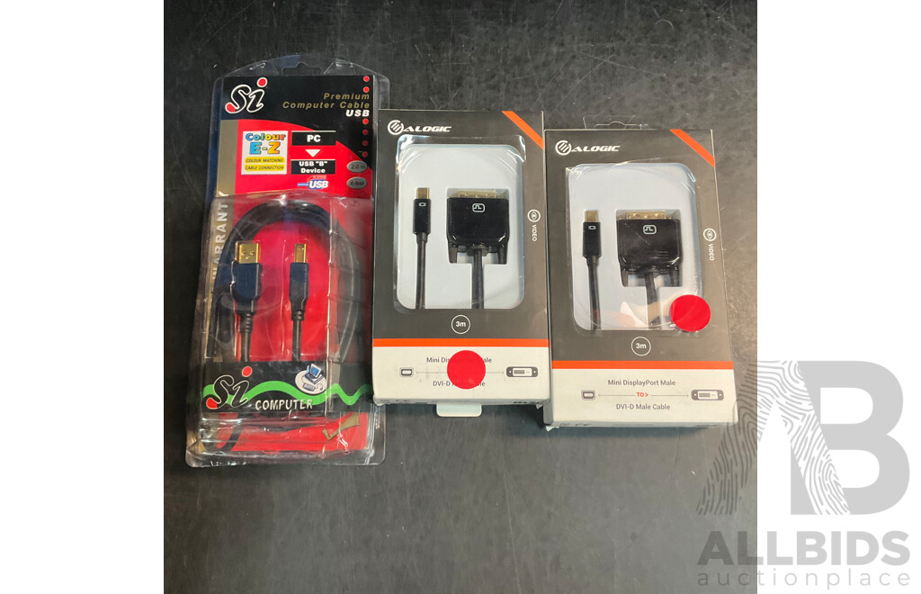 Alogic, Dekk & Assorted Computer Cables