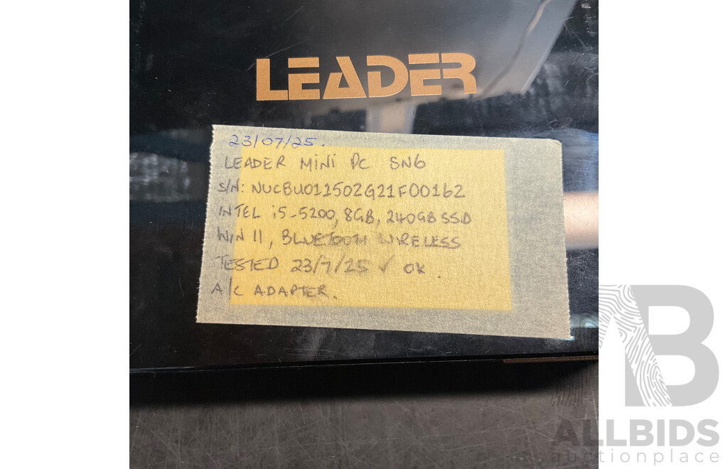 LEADER SN6 Mini PC I5-5200/8GB/240GBSSD