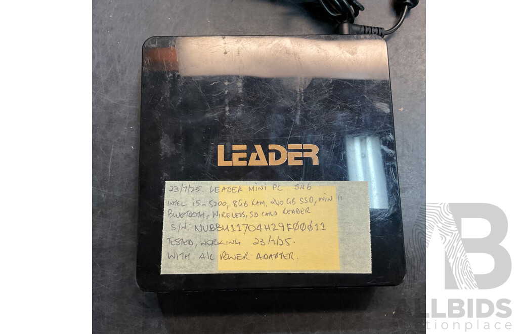 LEADER SN6 Mini PC I5-5200/8GB/240GBSSD
