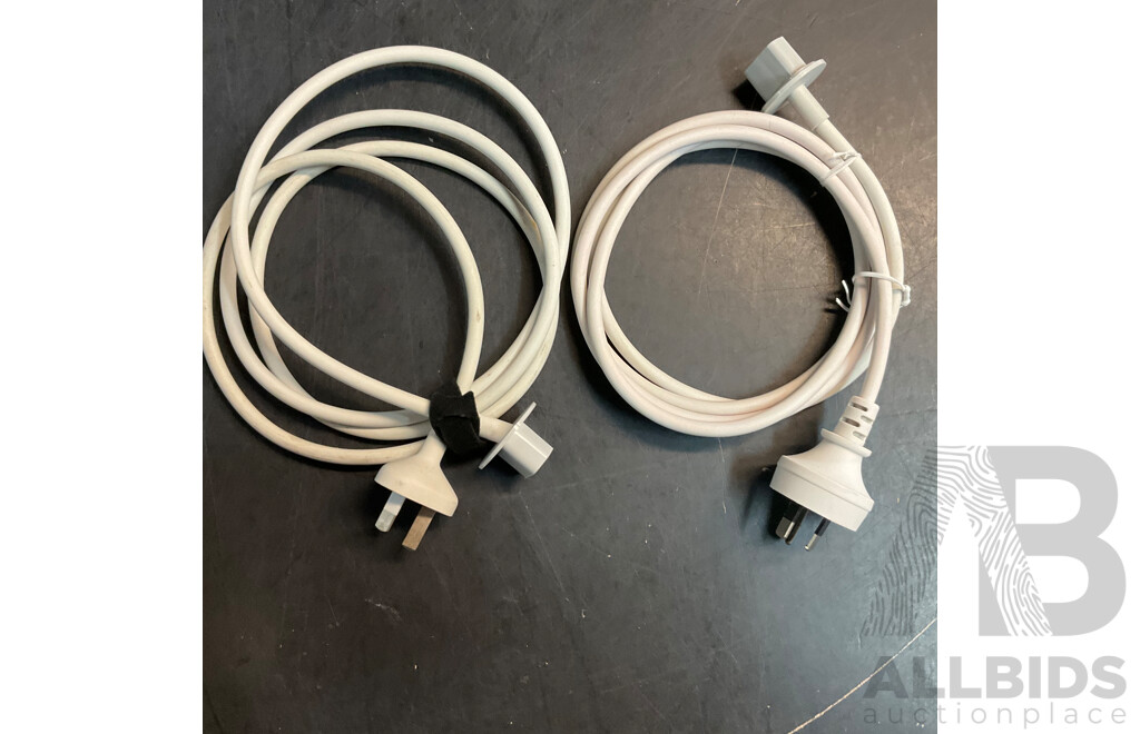 Assorted APPLE Keyboard, Mouse and Power Cords