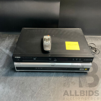 YAMAHA DVD-S659 DVD Player & Sony HD9000 Hard Disk Recorder