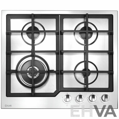 ILVE 60cm Stainless Steel Gas Cooktop HCL60CKSS - ORP $999 - Brand New
