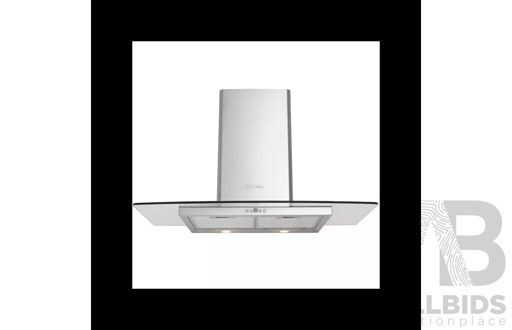 Tecknika (FHEE61A9S2) 90cm Glass Canopy Ranghood - Brand New
