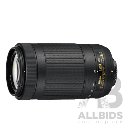 AF-P DX NIKKOR 70-300mm F/4.5-6.3G ED VR - Brand New