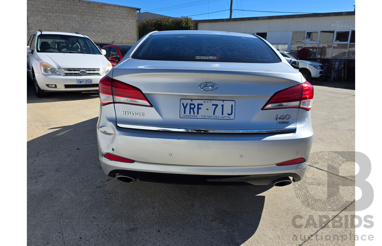 1/2013 Hyundai i40 Active VF 2 4d Sedan Silver Turbo Diesel 1.7L